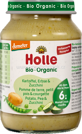 Holle Kartoffel, Erbse & Zucchini, ab dem 6. Monat, 190g