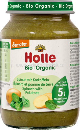 Holle Spinat mit Kartoffeln, ab dem 5. Monat, 190g