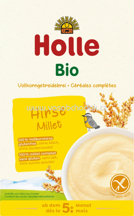 Holle Getreidebrei Hirse, ab dem 5. Monat, 250g