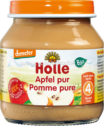 Holle baby food Apfel pur, nach dem 5. Monat, 125g