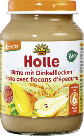 Holle baby food Birne mit Dinkelflocken, ab 6. Monat, 190g