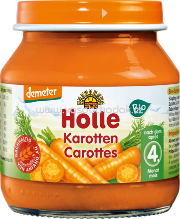 Holle baby food Karotten, nach dem 5. Monat, 125g