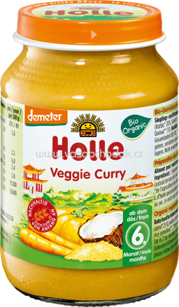 Holle baby food Veggie Curry mit Quinoa, ab dem 6. Monat, 190g