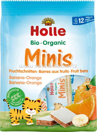 Holle baby food Fruchtriegel Minis Banane-Orange, ab 12. Monat, 100g