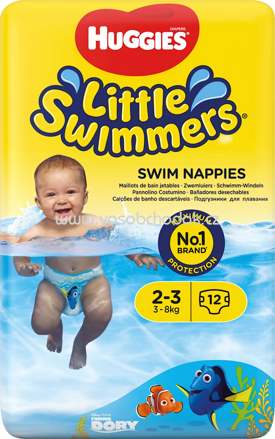 Huggies Little Swimmers Schwimmwindeln, Gr. 2-3, 3-8 kg, 12 St