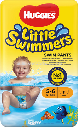 Huggies Little Swimmers Schwimmwindeln, Gr. 5-6, 12-18 kg, 11 St