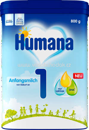 Humana Anfangsmilch 1, von Geburt an, 750g