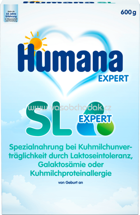 Humana Anfangsmilch Spezialnahrung SL, von Geburt an, 500g