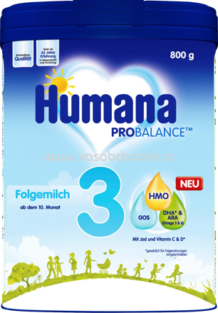 Humana Folgemilch 3, nach dem 10. Monat, 750g