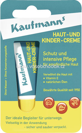 Kaufmann's Pflegecreme Haut- und Kinder-Creme Tube, 10 ml