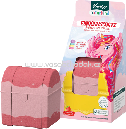 Kneipp Naturkind Kinder Badezusatz Badeüberraschung Einhornschatz, 1 St