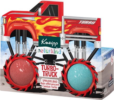 Kneipp Naturkind Kinder Badezusatz Sprudelbad Turbo Truck, 2 St
