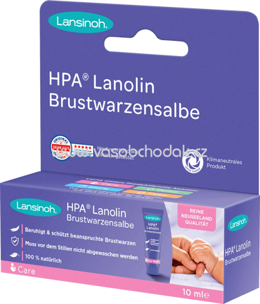 Lansinoh Brustwarzensalbe Lanolin, 10 ml
