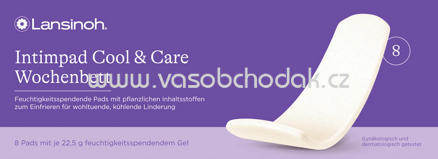 Lansinoh Intimpads Cool & Care, 8 St