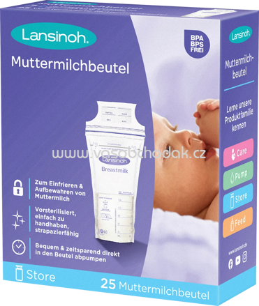 Lansinoh Muttermilchbeutel, 25 St