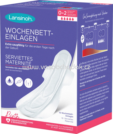 Lansinoh Wochenbett Einlagen Gr. L, 10 St