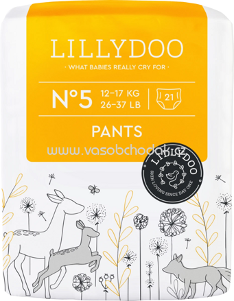 Lillydoo Baby Pants Gr. 5, 12-17 kg, 21 St