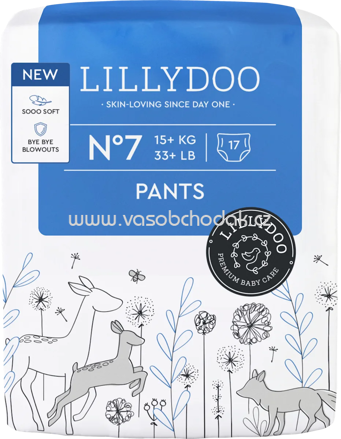 Lillydoo Baby Pants Gr. 7, 15+ kg, 17 St