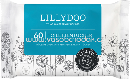 Lillydoo Feuchte Toilettentücher, 60 St