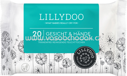 Lillydoo Feuchttücher Gesicht & Hände, 20 St