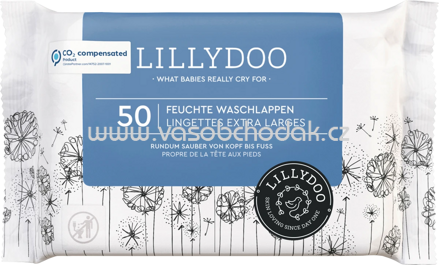 Lillydoo Feuchte Waschlappen, 50 St