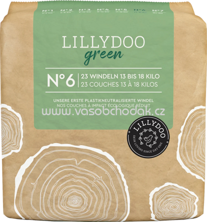 Lillydoo Windeln green Gr. 6, 13-18 kg, 23 St