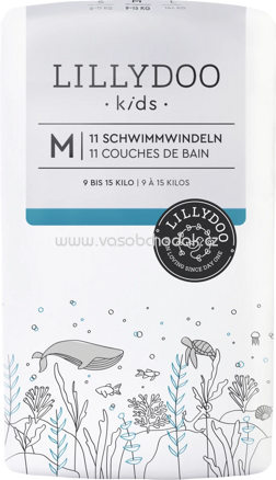 Lillydoo Schwimmwindeln Größe M, 9-15 kg, 11 St