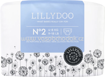 Lillydoo Windeln Gr. 2, 4-8 kg, 25 St