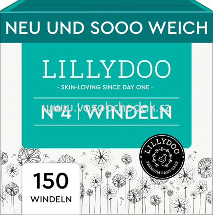 Lillydoo Windeln Gr. 4, 9-14 kg, Monatsbox, 150 St