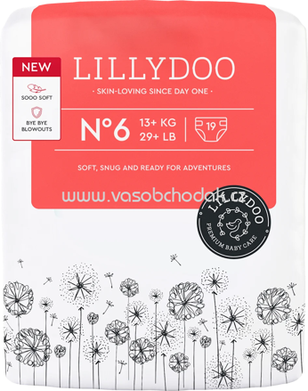 Lillydoo Windeln Gr. 6, 13+ kg, 19 St