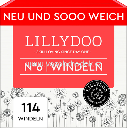 Lillydoo Windeln Gr. 6, 13+ kg, Monatsbox, 114 St