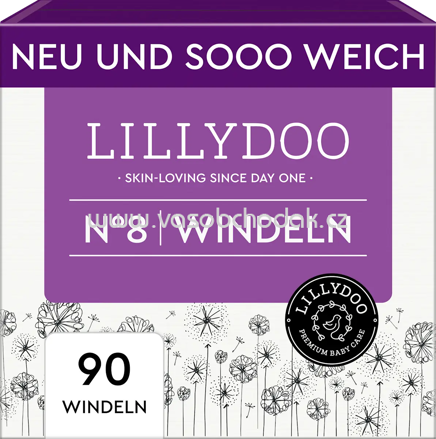 Lillydoo Windeln Gr. 8, 17+ kg, Monatsbox, 90 St