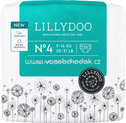 Lillydoo Windeln Gr. 4, 9-14 kg, 25 St