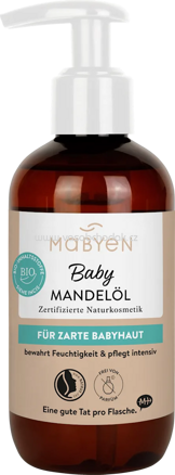 Mabyen Babyöl Mandel ultra sensitiv, 200 ml