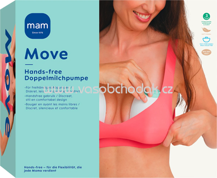 mam Doppelmilchpumpe Move Hands-free, 1 St