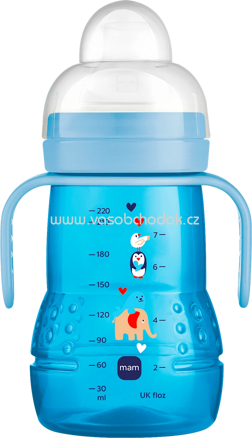 mam Trinklernflasche Trainer, blau, ab 4.Monate, 220 ml, 1 St