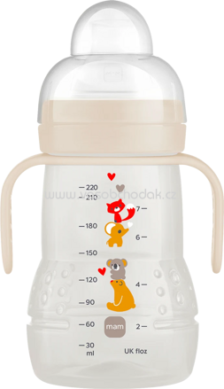 mam Trinklernflasche Trainer, creme, ab 4.Monate, 220 ml, 1 St
