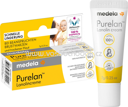 Medela Brustwarzencreme Purelan, 7 g
