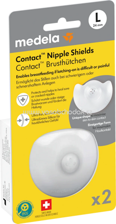 Medela Contact Brusthütchen, Größe L, 2 St
