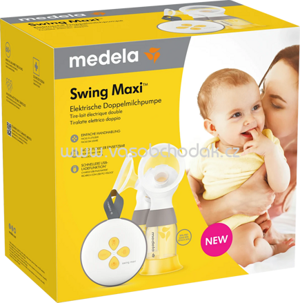 Medela Doppelmilchpumpe elektrisch Swing Maxi, 1 St
