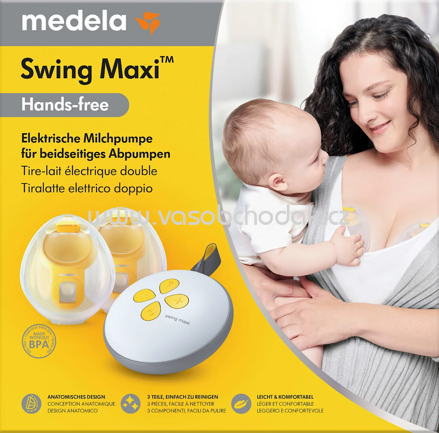 Medela Doppelmilchpumpe Swing Maxi handfree elektrisch, 1 St