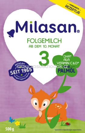 Milasan Folgemilch 3, ab dem 10. Monat, 500g