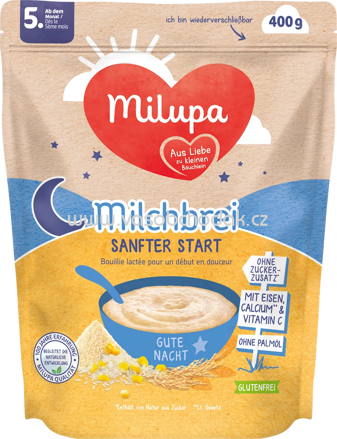 Milupa Milchbrei Sanfter Start, ab dem 5. Monat, 400g