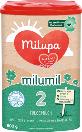 Milupa Folgemilch 2 Milumil, nach dem 6. Monat, 800g