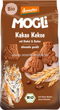MOGLi Kakao Kekse mit Dinkel & Butter, ab 3 Jahren, 125g