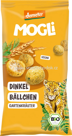 MOGLi Dinkel Bällchen Gartenkräuter, ab 3 Jahren, 40g