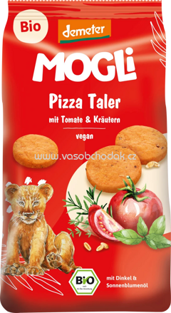 MOGLi Pizza Taler mit Tomate & Kräutern, ab 3 Jahren, 125g
