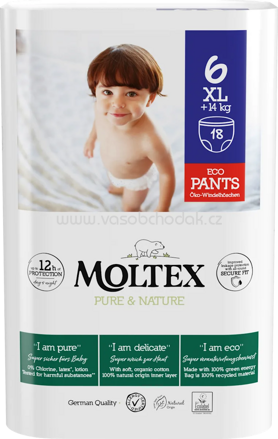 Moltex Pants Pure & Nature Größe 6 XL, +14 kg, 18 St