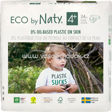 Naty Windeln Eco Gr. 4+, 9-20 kg, 24 St
