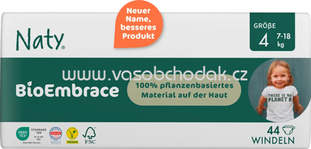 Naty Windeln BioEmbrace Gr. 3, 4-9 kg, 50 St